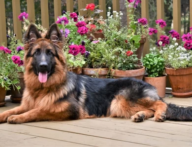 National Champion Hannah vom Tiltonhaus German Shepherd