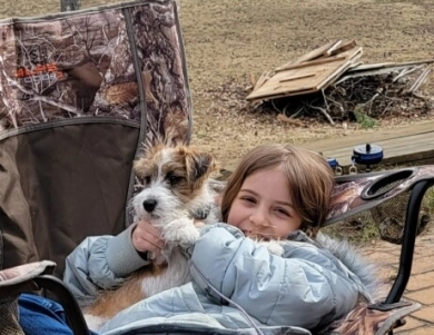 Mountain top Skeeter Jack Russell